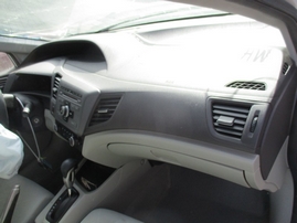 2012 HONDA CIVIC LX WHITE 4DR 1.8L VTEC AT A16325